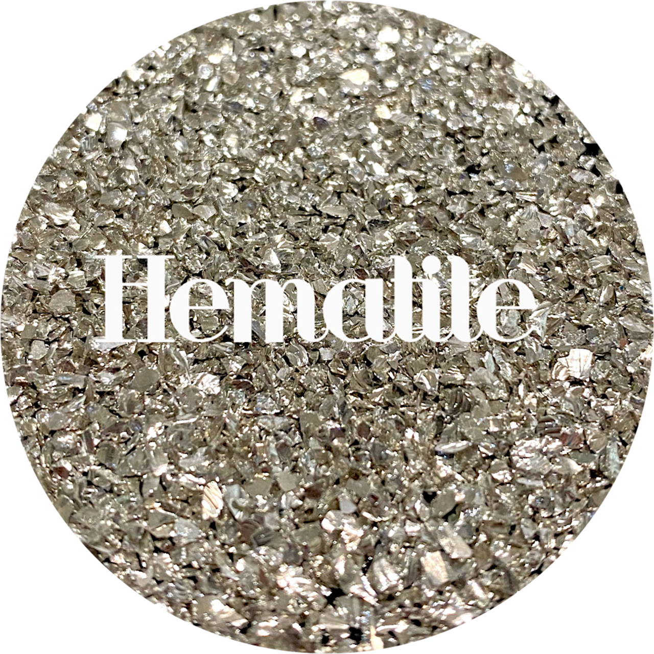 Polyester Glitter - Hematite Glass Glitter by Glitter Heart Co.™
